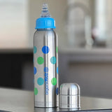Organic Kidz Thermal Narrow Necked Bottle Spotty - 270ml