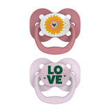Dr. Brown's Stage 1 Advantage Pacifier - Pack of 2 - Pink