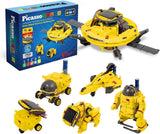 Picasso Magnetic Solar Robot Science Building Kit 6in1
