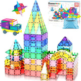 Picasso Magnetic Tiles Car Base with Carry Bag - 101pieces