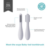 ezpz Baby-Led Toothbrush - Pewter