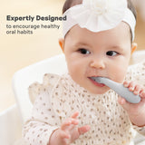 ezpz Baby-Led Toothbrush - Pewter