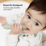 ezpz Baby-Led Toothbrush - Sage