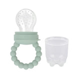 Pikkaboo Chew & Feed Teether with Fruit Pacifier Duo - Pink