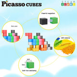 Picasso Magnetic Cubes Learning Blocks - 54pcs