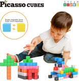 Picasso Magnetic Cubes Learnng Blocks - 108pcs