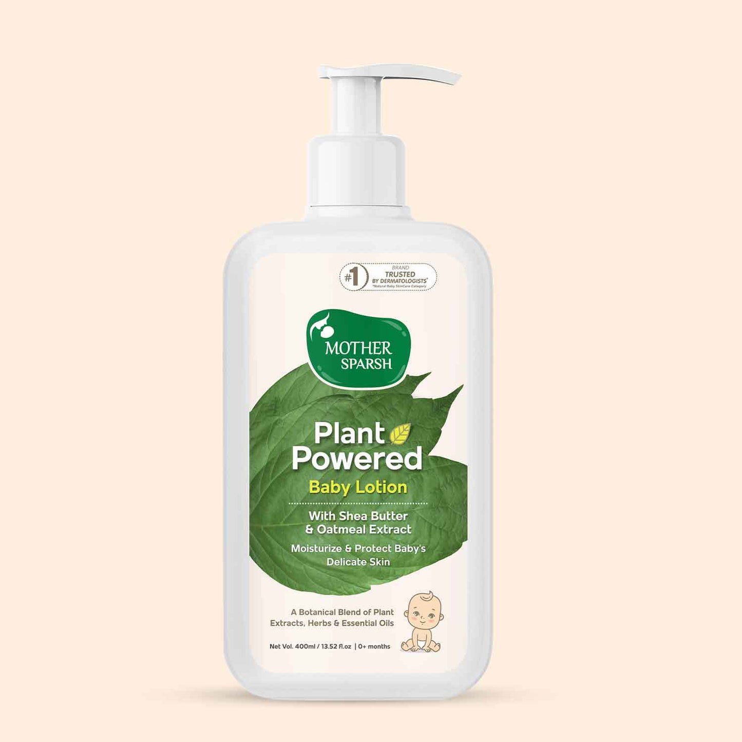 Mother Sparsh Plant Powered Baby Lotion - 200ml - Laadlee