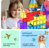 Picasso Magnetic Tiles Building Blocks - 100pcs
