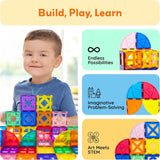Picasso Magnetic Tiles Quarter Circle & Window Set - 36pcs