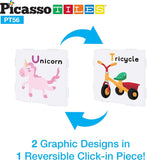 Picasso Magnetic Tiles Fundamental & Cognition Set - 56pcs