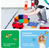 Picasso Magnetic Tiles Building Blocks - 60pcs