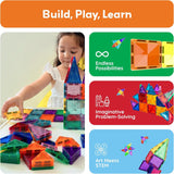 Picasso Magnetic Tiles Diamond Series with 1 Car - 80pcs