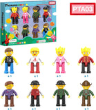 Picasso Magnetic Character Figures - 8pcs
