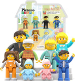 Picasso Magnetic Family Character Figures - 8pcs