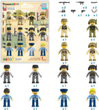 Picasso Magnetic Law Enforcement Character Figures - 12pcs