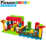 Picasso Magnetic Blocks Hedgehog Safari Set - 100pcs