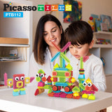 Picasso Magnetic Blocks Hedghog - 112pcs