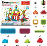 Picasso Magnetic Blocks Hedghog Set - 120pcs