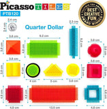 Picasso Magnetic Blocks Hedghog Set - 120pcs