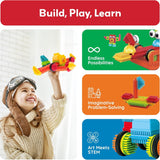 Picasso Magnetic Blocks Hedghog Set - 120pcs
