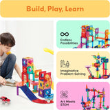 Picasso Magnetic Tiles 3in1 Race Track Set - 108pcs