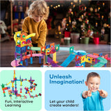 Picasso Magnetic Tiles 3in1 Race Track Set - 108pcs