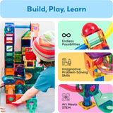 Picasso Magnetic Marble Run Set - 70pcs