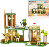 Picasso Magnetic Tiles Combat Force 4 Military Figures - 186pcs