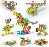 Picasso Magnetic Engineering Construction Building Set with Idea Book - 250pcs