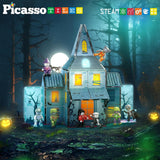 Picasso Magnetic Tiles Haunted House - 57pcs