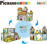Picasso Magnetic Tiles Homestead Family Theme - 65pcs