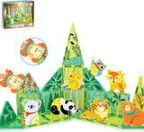 Picasso Magnetic Tiles Forest Animal Set