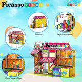 Picasso Magnetic Tiles Toy Shop - 60pcs