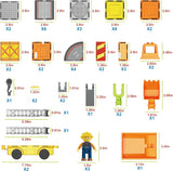 Picasso Magnetic Car Base Crank, Dump with Ladder 5in1 - 50pcs