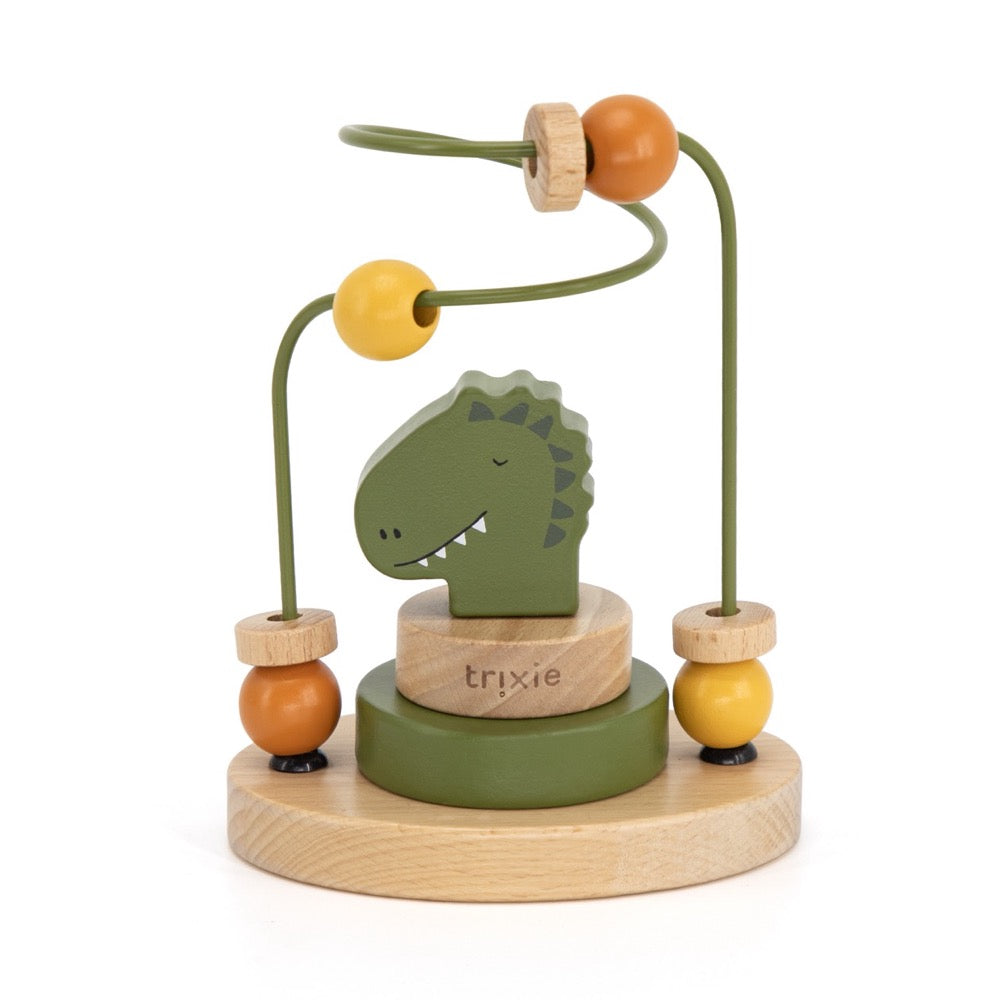 Trixie Wooden Beads Maze - Mr. Dino - Laadlee