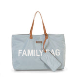 Childhome Family Bag - Grey/Off White