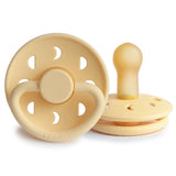 Frigg Moon Phase Latex Baby Pacifier 6M-18M, 1Pack, Pale Daffodil - Size 2 - Laadlee