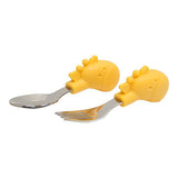 Marcus & Marcus - Palm Grasp Spoon & Fork Set - Lola - Laadlee