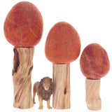 Papoose Autumn Trees - Pack of 3