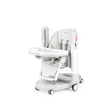 Peg Perego Tatamia Follow Me Ultra Compact Baby Recliner Swing And High Chair - Latte/White