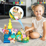 Picasso Magnetic Block Farm Animals - 8pcs