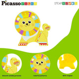 Picasso Magnetic Blocks Safari Animal - 8pcs