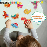 Picasso Magnetic Dinosaur Figures - 8pcs