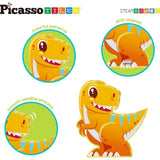 Picasso Magnetic Dinosaur Figures - 8pcs