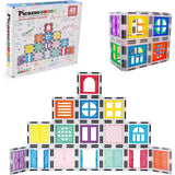 Picasso Magnetic Tiles Clip-On Window and Door - 40pcs