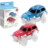 Picasso Magnetic Led Flashing Race Car - 2pcs