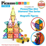 picasso-tiles-magnetic-tiles-mini-diamond-w-characters-car-120pcs-2