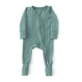Anvi Baby Organic Zipper Sleepsuit - Soft Sage