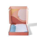 Anvi Baby Bamboo Swaddle & Sleep Suit Newborn Gift Set - Celestial Blue