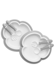 Babybjorn Baby plate, spoon, fork Set - Grey (Pack of 2)